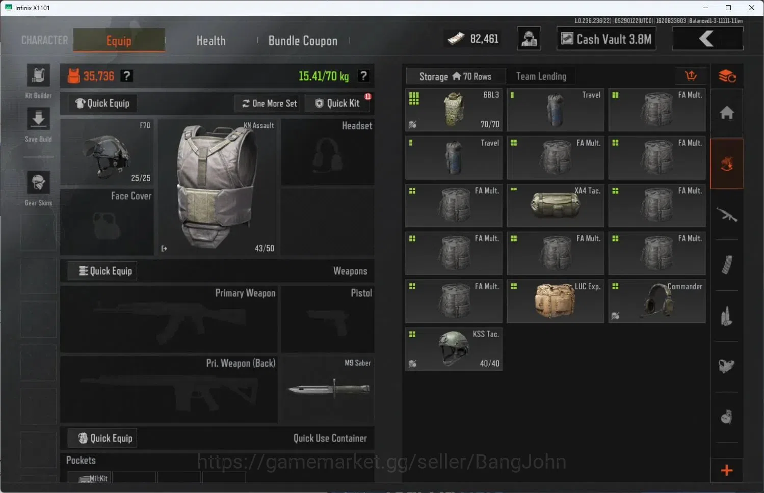 Arena Breakout Accounts High Value Mobile | LV 23 | SV 7.5 M | CV 3.8 M | Maelstrom AUG, GM AK-12, Red Line P90, ET Mosin 3