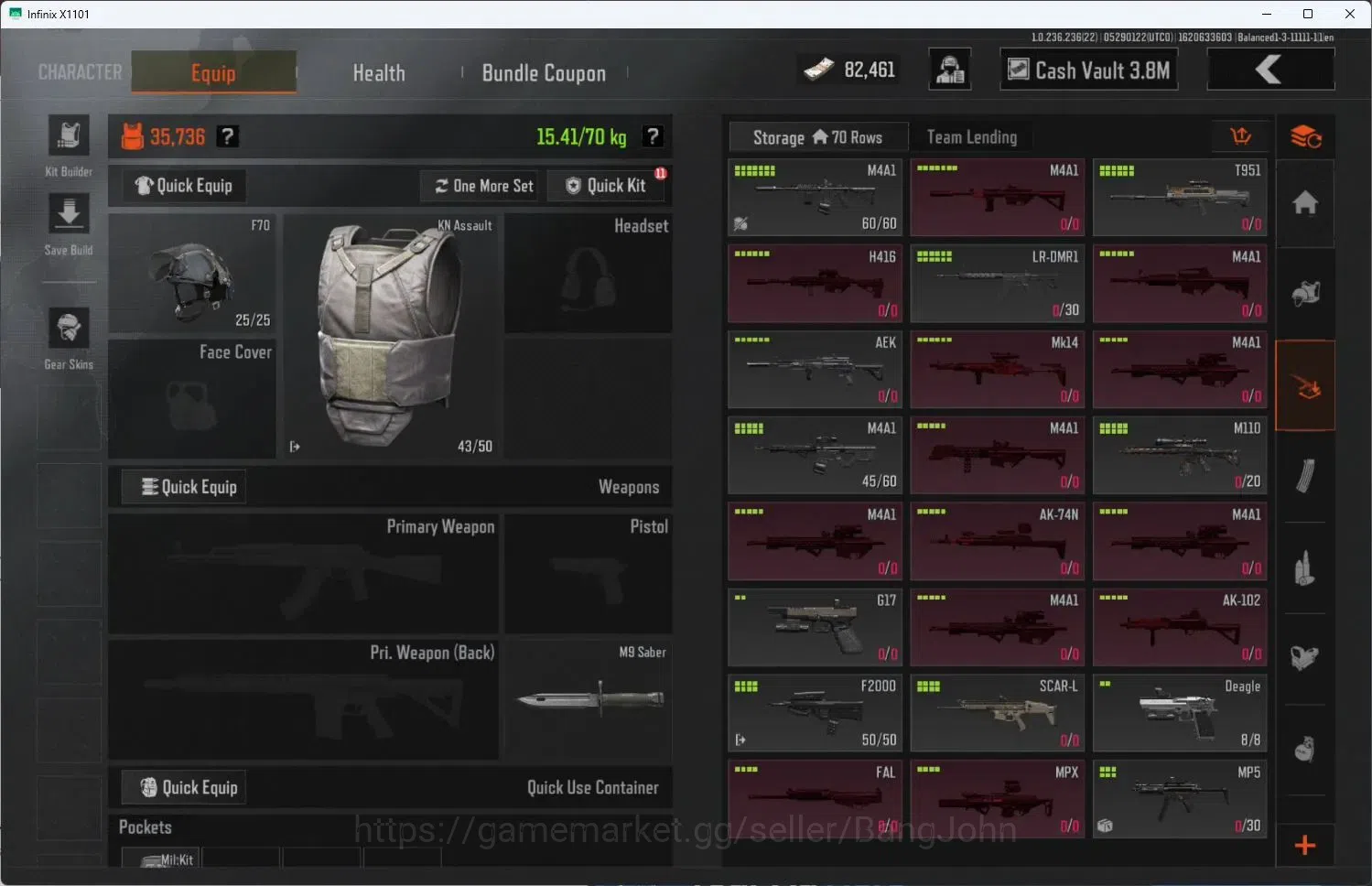 Arena Breakout Accounts High Value Mobile | LV 23 | SV 7.5 M | CV 3.8 M | Maelstrom AUG, GM AK-12, Red Line P90, ET Mosin 4