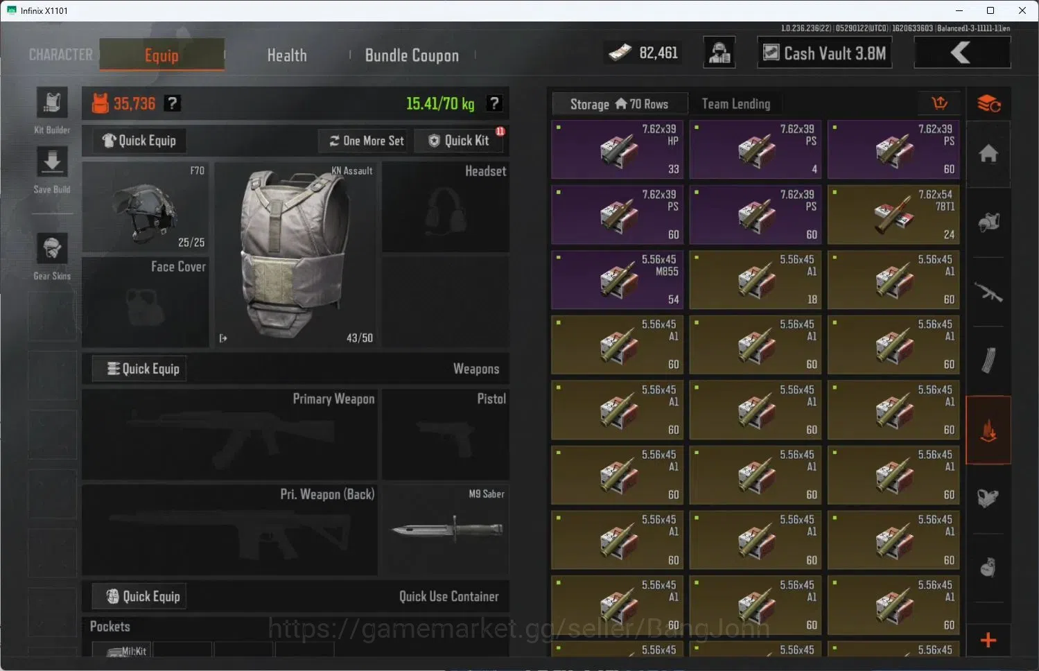 Arena Breakout Accounts High Value Mobile | LV 23 | SV 7.5 M | CV 3.8 M | Maelstrom AUG, GM AK-12, Red Line P90, ET Mosin 5