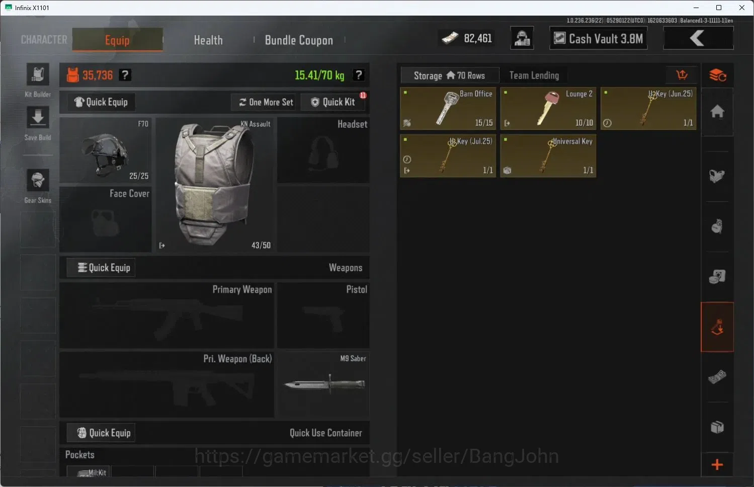 Arena Breakout Accounts High Value Mobile | LV 23 | SV 7.5 M | CV 3.8 M | Maelstrom AUG, GM AK-12, Red Line P90, ET Mosin 6