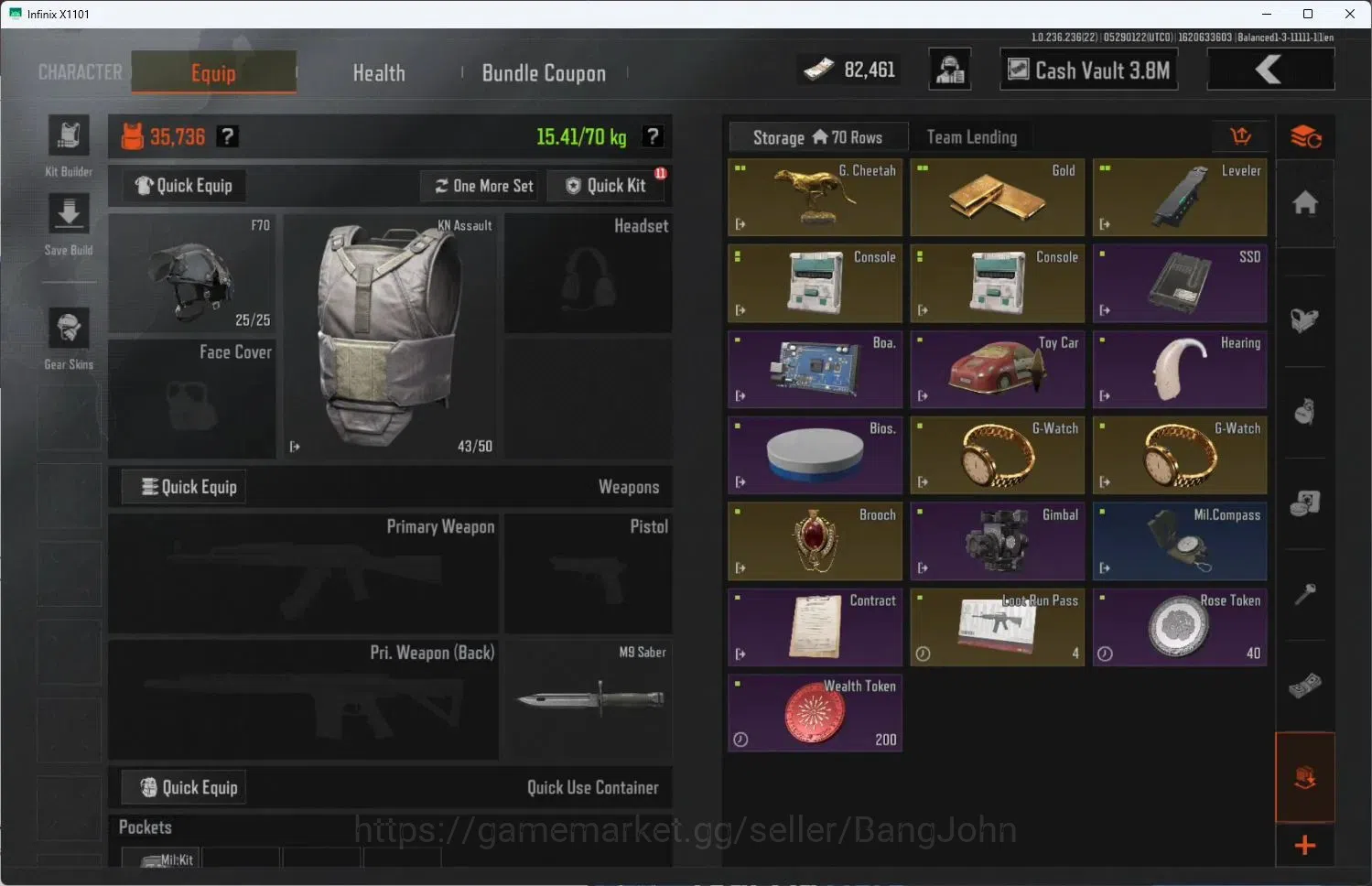 Arena Breakout Accounts High Value Mobile | LV 23 | SV 7.5 M | CV 3.8 M | Maelstrom AUG, GM AK-12, Red Line P90, ET Mosin 7