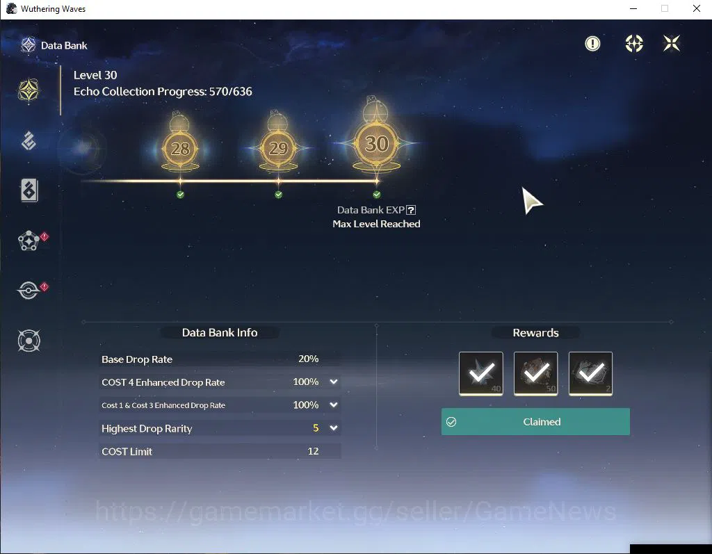 Wuthering Waves Accounts SEA|UL 48|7,7K Astrite+172 Coral|3 Limited|[Luuk H image 3