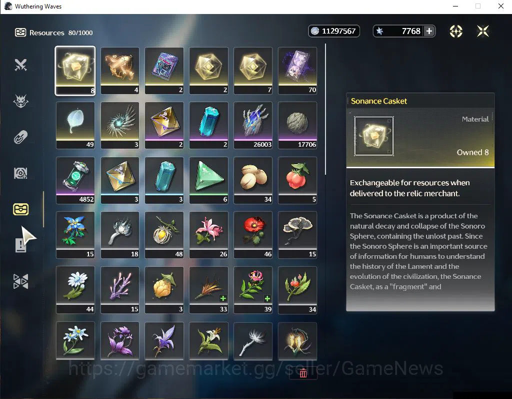 Wuthering Waves Accounts SEA|UL 48|7,7K Astrite+172 Coral|3 Limited|[Luuk H image 7