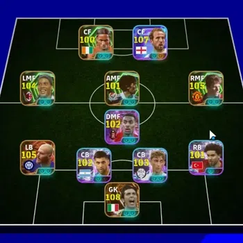eFootball Accounts Legends & Iconic Players Android|Big Time Gianluigi Buffon,F Dimarco|Show Time Hary Kane,D Huijsen,C