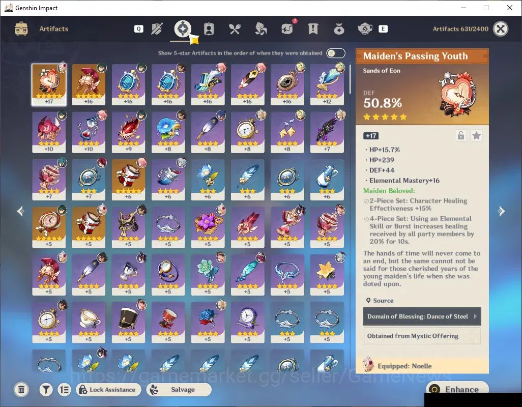 Genshin Impact Accounts Mid Game ASIA|AR 56|Sandrone Prem Team|4 Limited|Ganyu,Xiao,Yae Miko|2 Standart(Jean,Dehya)MC 4