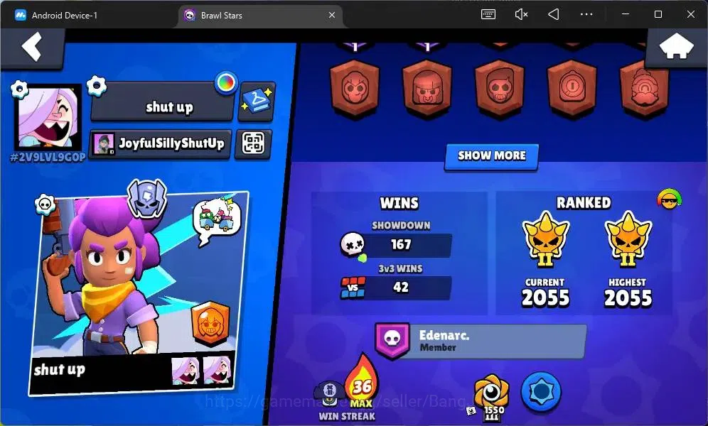 Brawl Stars Accounts Global | 3247 Thropy|21 Brawler|1 Max Lv11 Hyperch image 3