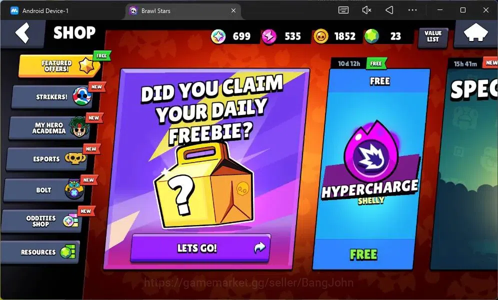 Brawl Stars Accounts Global | 3247 Thropy|21 Brawler|1 Max Lv11 Hyperch image 4
