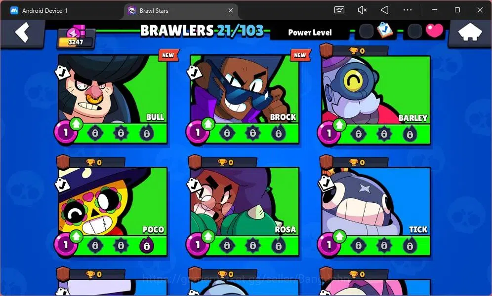 Brawl Stars Accounts Global | 3247 Thropy|21 Brawler|1 Max Lv11 Hyperch image 6