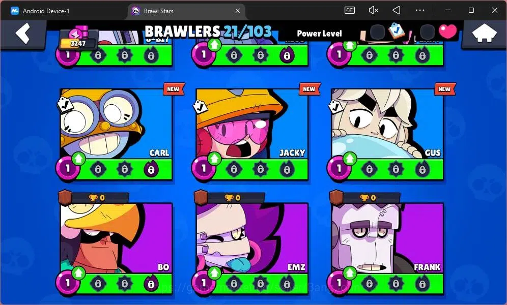 Brawl Stars Accounts Global | 3247 Thropy|21 Brawler|1 Max Lv11 Hyperch image 8