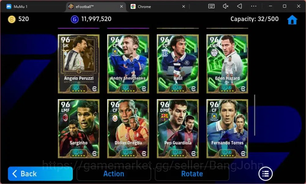 eFootball Accounts Mobile|PW 3187|Epic Costa,Owen,Kahn,Sneijder,Diouf image 5
