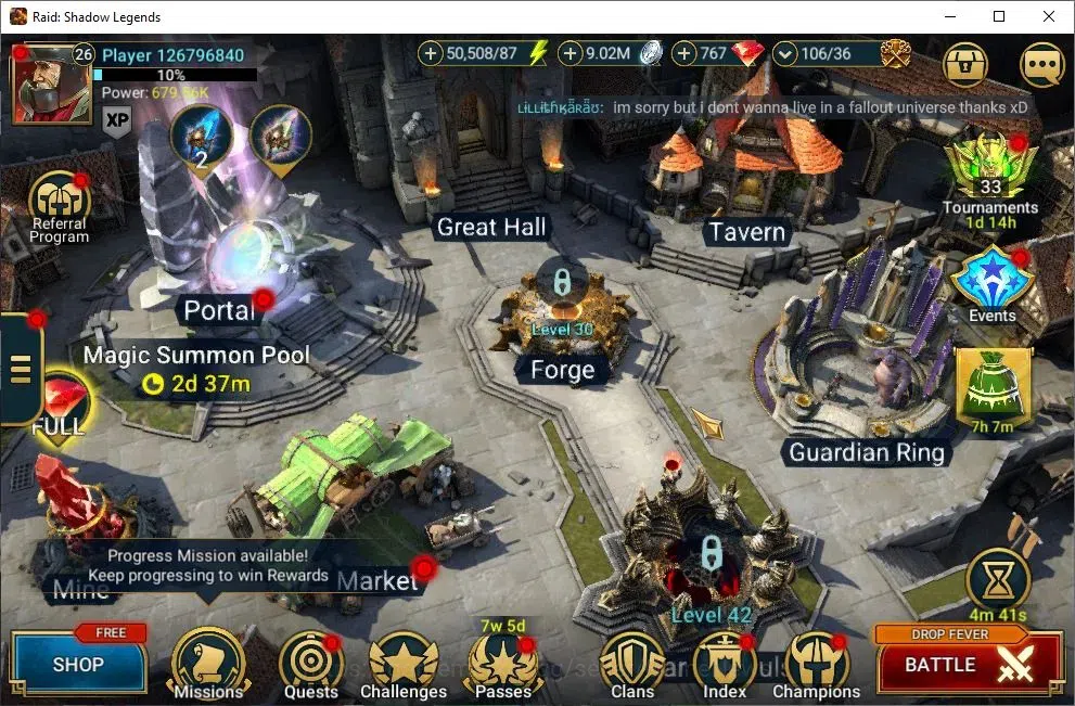 Raid: Shadow Legends Accounts Mid-Game Lv 26|679K Power|1 Mythical (Lady Mikage)|16 1