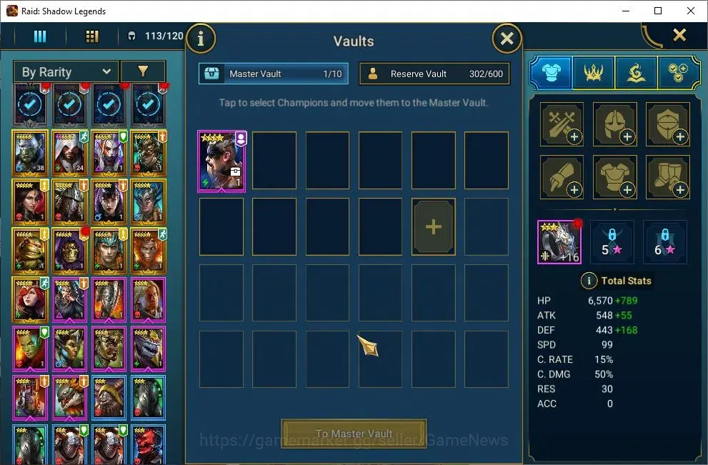 Raid: Shadow Legends Accounts Mid-Game Lv 26|679K Power|1 Mythical (Lady Mikage)|16 7