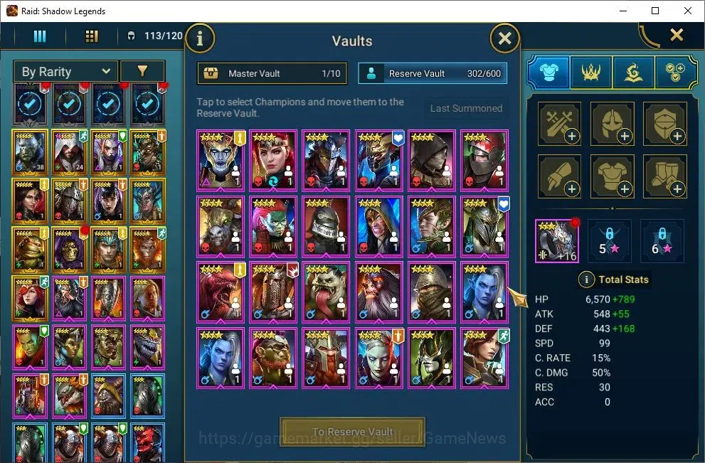 Raid: Shadow Legends Accounts Mid-Game Lv 26|679K Power|1 Mythical (Lady Mikage)|16 8