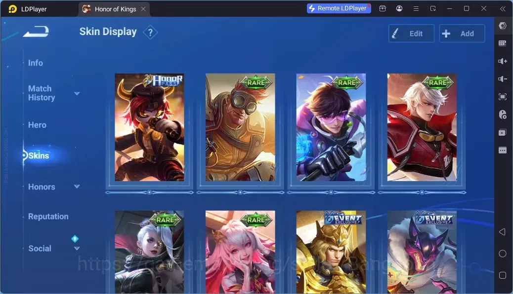Honor of Kings Accounts Rare Skin Global | 48H 24S| 1 Legend | 1 Limbo| 1 Wordly | 1 Limited | 4 Epic | 2 Event Eclusive | 5 4