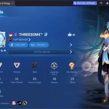 Honor of Kings Accounts Rare Skin Global | 48H 24S| 1 Legend | 1 Limbo| 1 Wordly | 1 Limited | 4 Epic | 2 Event Eclusive | 5