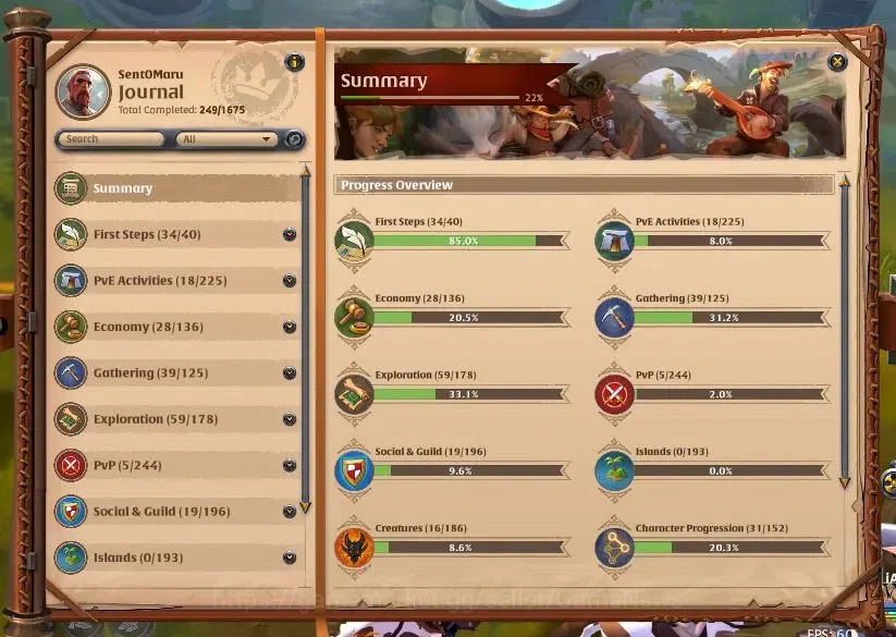 Albion Online Accounts ASIA | 3M Total Fame - 2,38M Silver | T8 Fiber Har image 12
