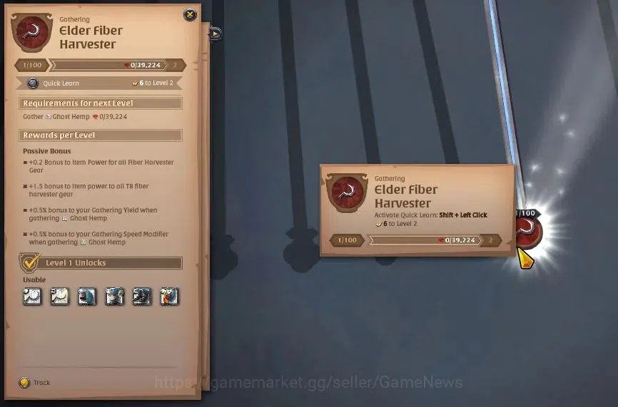 Albion Online Accounts ASIA | 3M Total Fame - 2,38M Silver | T8 Fiber Har image 5