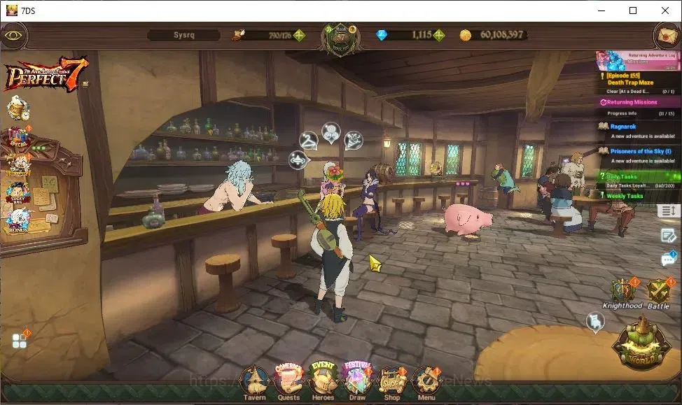 The Seven Deadly Sins: Grand Cross Accounts GLOBAL|2,4M CC|1K DM+40 LS|2 LR+10 UR|Adven Ban2/6 image 1
