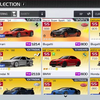 Racing Master Accounts SEA |Lvl 13|1 Prime Legends Car (Bugatti Veyron Super Sport'10) +43 Etc Cars|100K Gold|Log