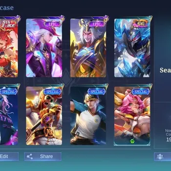 Mobile Legends: Bang Bang Accounts Others Global|Skin 78|Seasoned|P.A.C.E Fanny,Epic Leomord+Khufra,SPECIAL