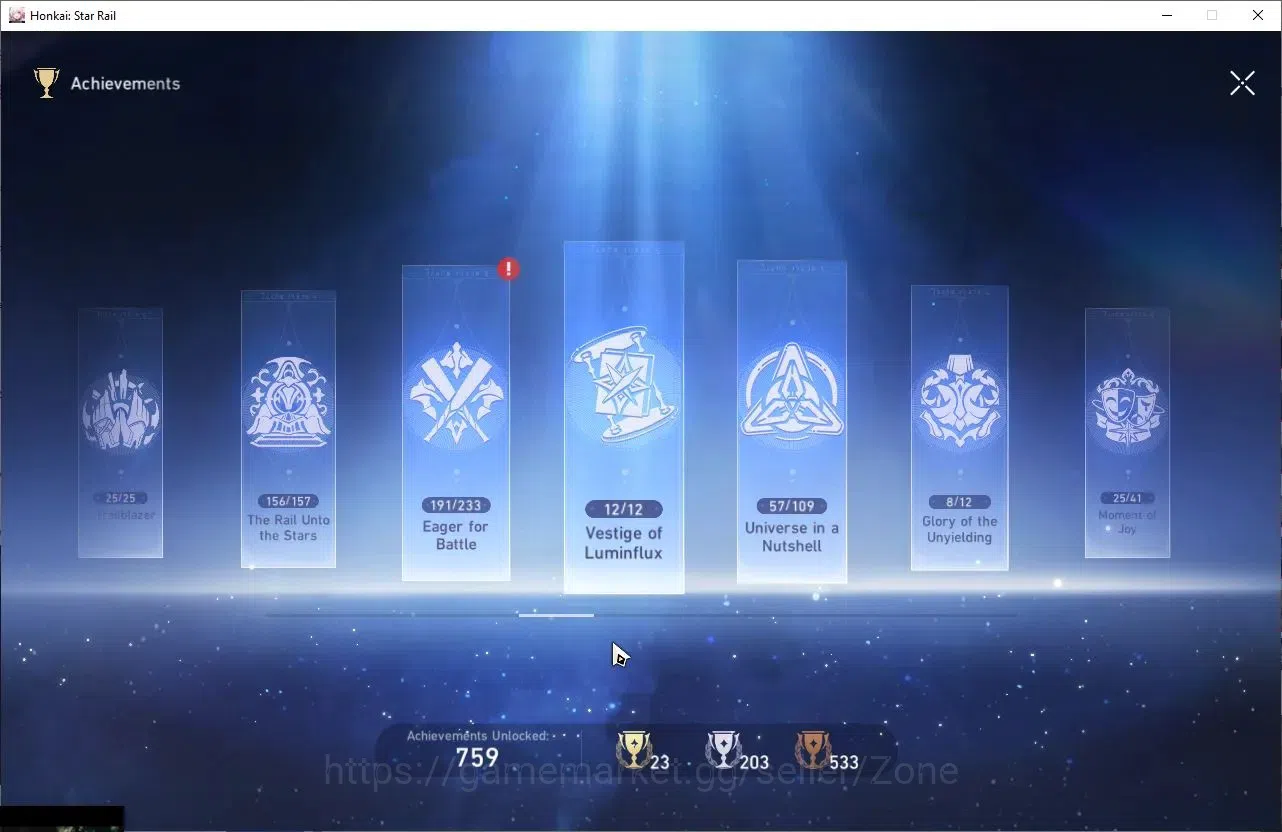 Honkai Star Rail Accounts Others ASIA|TL70|18 Limited |Premium Team Elation (SW999, Sparxie, Yao Guang, HuoHuo,) DOT Pream 10