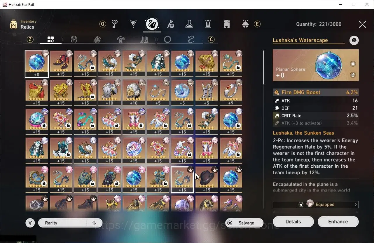 Honkai Star Rail Accounts Others ASIA|TL70|18 Limited |Premium Team Elation (SW999, Sparxie, Yao Guang, HuoHuo,) DOT Pream 7