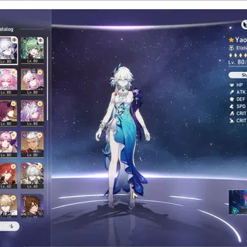 Honkai Star Rail Accounts Others ASIA|TL70|18 Limited |Premium Team Elation (SW999, Sparxie, Yao Guang, HuoHuo,) DOT Pream
