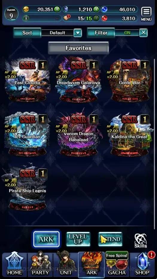 Last Cloudia Accounts GLOBAL|Rank 9|Collab Brave Frontier + Slime (Godde image 2