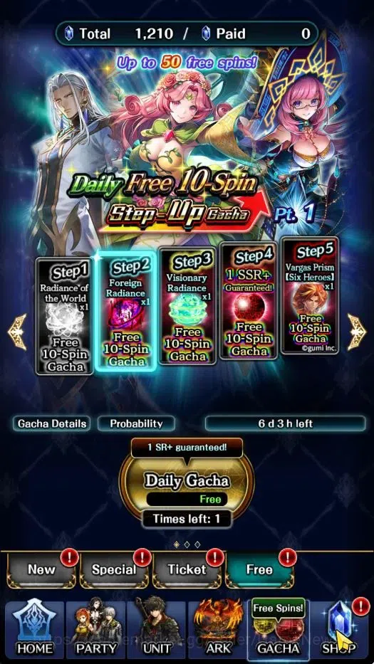 Last Cloudia Accounts GLOBAL|Rank 9|Collab Brave Frontier + Slime (Godde image 5