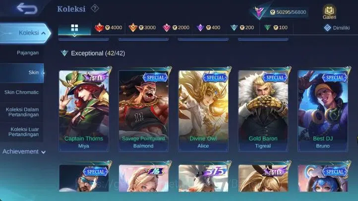 Mobile Legends: Bang Bang Accounts Global | Prime Claude, CC Natalia, KOF Karina, VEN image 2