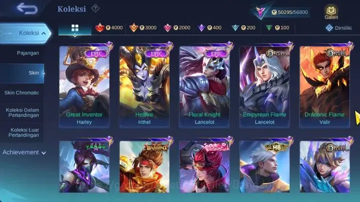 Mobile Legends: Bang Bang Accounts Global | Prime Claude, CC Natalia, KOF Karina, VEN image 4