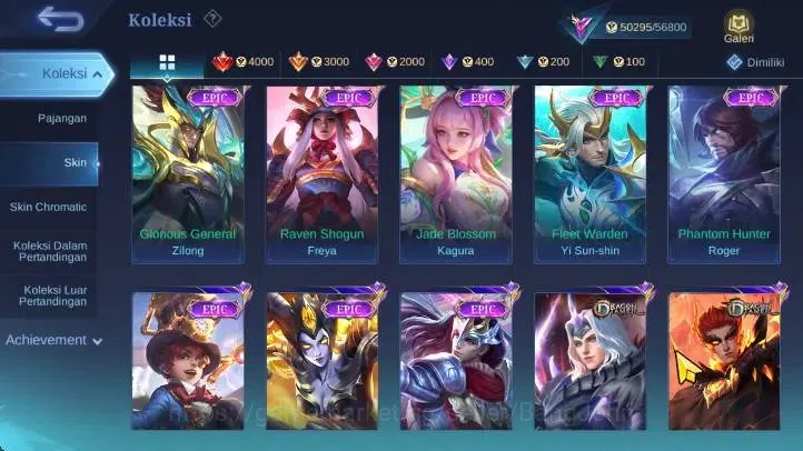 Mobile Legends: Bang Bang Accounts Global | Prime Claude, CC Natalia, KOF Karina, VEN image 5