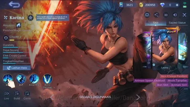Mobile Legends: Bang Bang Accounts Global | Prime Claude, CC Natalia, KOF Karina, VEN image 9