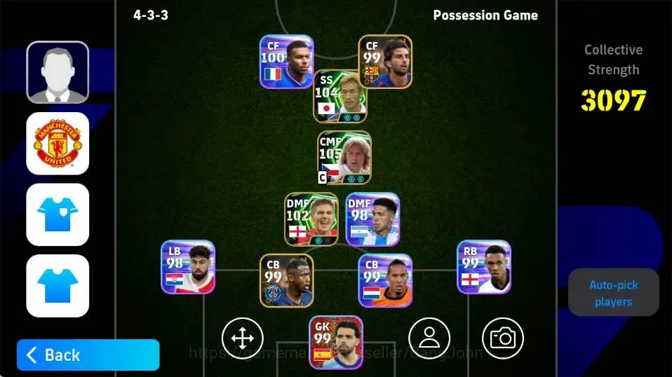 eFootball Accounts Legends & Iconic Players Mobile|PW 3097|Pavel Nedved Epic,Hidetoshi Nakata Epic,Steven Gerrard 1