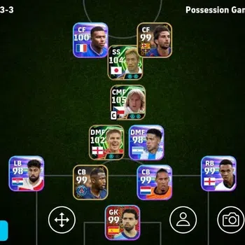 eFootball Accounts Legends & Iconic Players Mobile|PW 3097|Pavel Nedved Epic,Hidetoshi Nakata Epic,Steven Gerrard