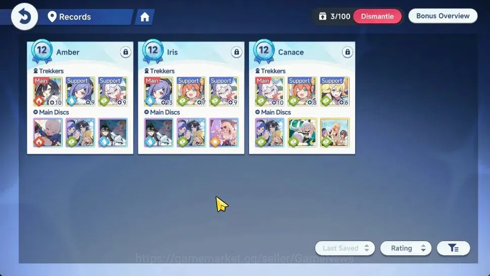 Stella Sora Accounts GLOBAL Lv27|8 SSR 3 Limit (Firefly,NazukaT2,Otoha) image 10