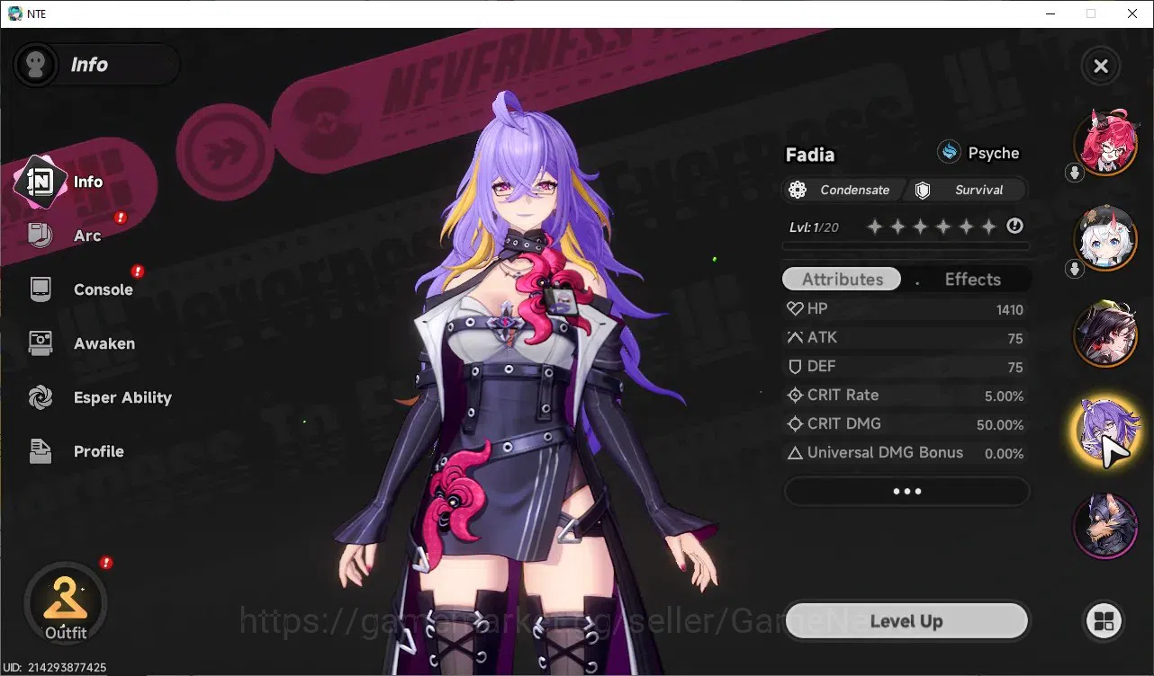 Neverness to Everness Accounts GLOBAL SEA|HL 21|5 S-Class (Hotori,Nanally,Sakiri, image 7