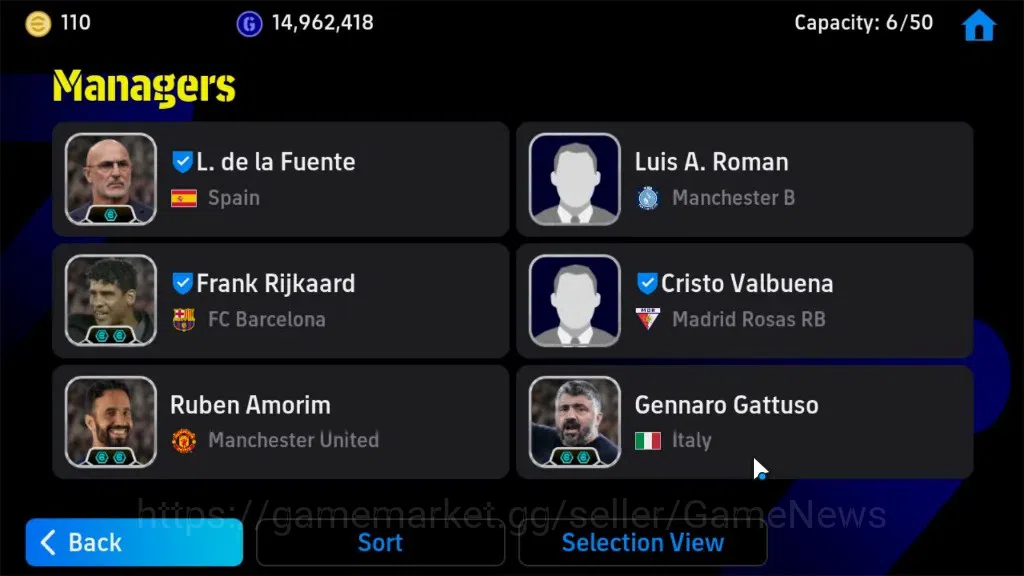 eFootball Accounts Android|BigTime Frank Rijkaard,Epic Johan Cruyff,D image 4