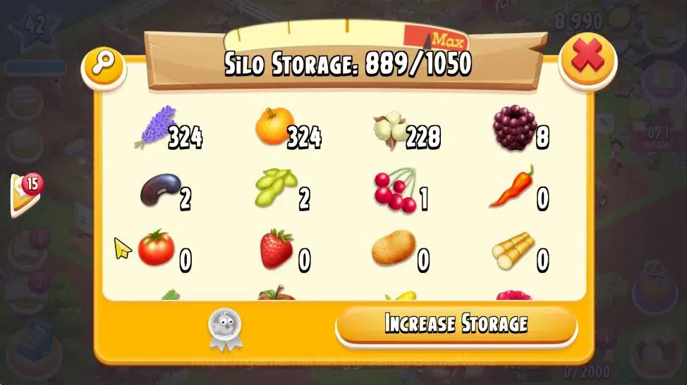 Hay Day Accounts Lvl 42 | Silo Storage 1050 + Barn Storage 1050 | L image 10