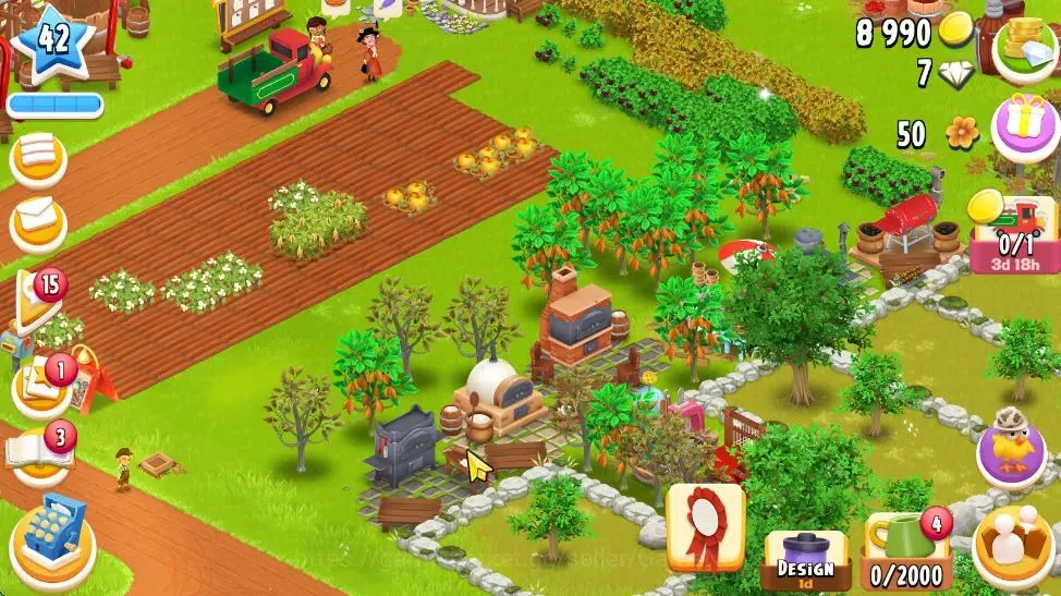 Hay Day Accounts Lvl 42 | Silo Storage 1050 + Barn Storage 1050 | L image 3