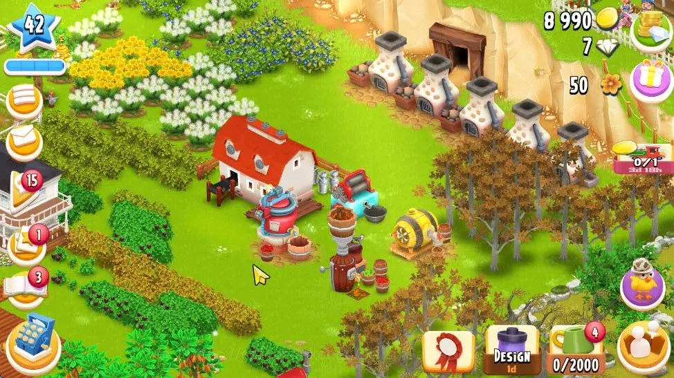Hay Day Accounts Lvl 42 | Silo Storage 1050 + Barn Storage 1050 | L image 4