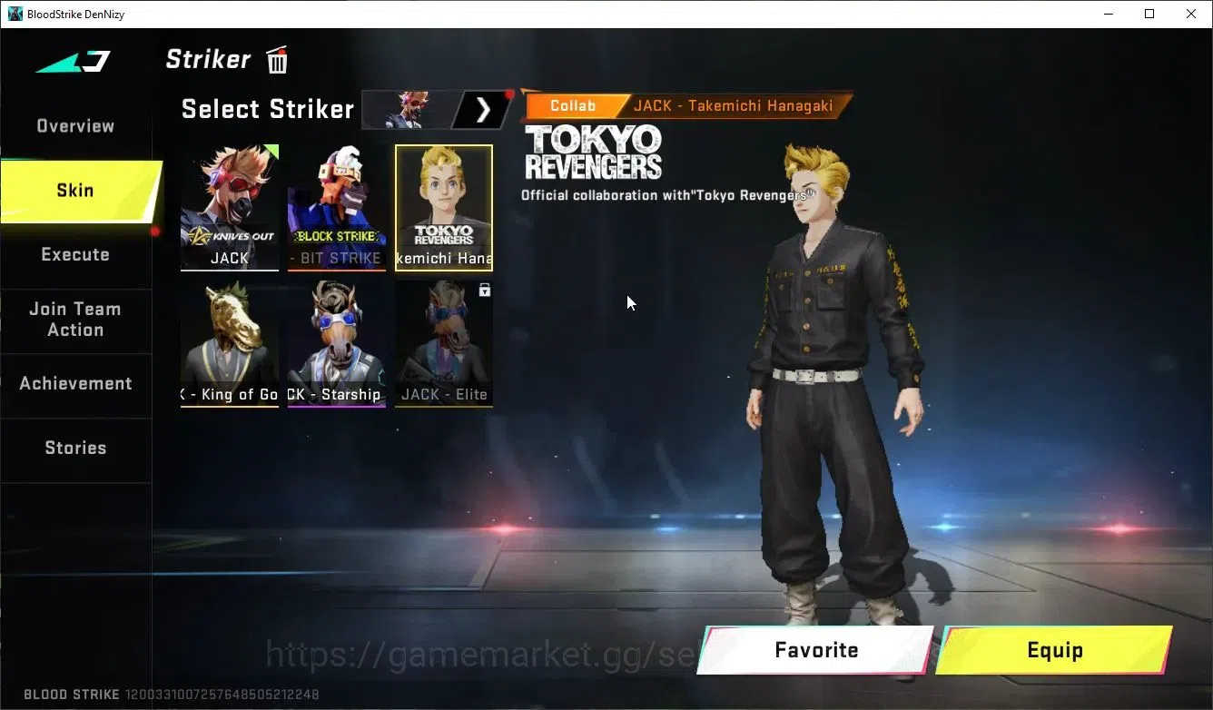 Blood Strike Accounts Asia|ETERNAL DeAgle+Collab TR Jack-Takamichi,7DS K image 3