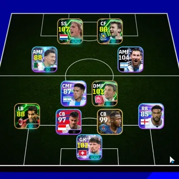 eFootball Accounts Others Android|Power 2972|4 Epic Johan Cruyff,Mark Van Bommel,Serginho,Andriy Shevchenko|5 ShowTime
