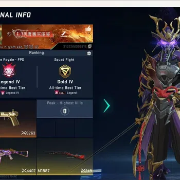 Blood Strike Accounts Collab Skin ASIA|Evo:Fal-Evolved|8 Collab Gun [7DS&AOT]|2 Limited Gun|3 Eternal Striker(2