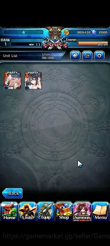 Grand Summoners Accounts Global|2685 cc Ready Gacha|Rank 1|2 Ascend| Summer image 4