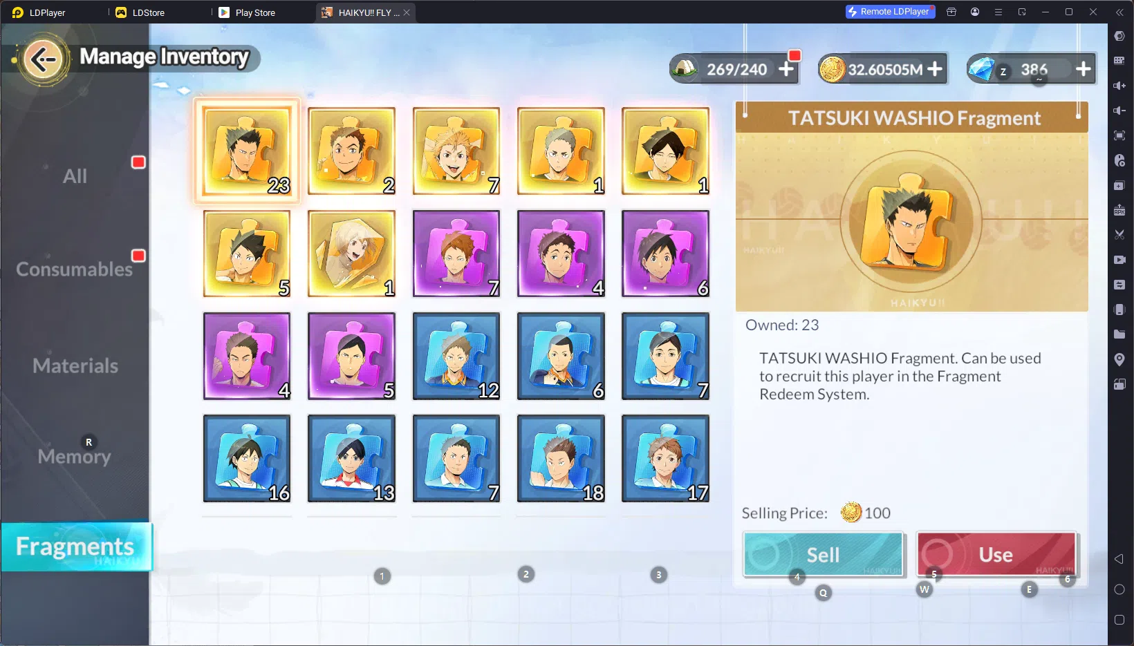 HAIKYU!! FLY HIGH Accounts SEA Lv60| 7SP |[OikawaR1, HajimeR1, Tetsuro KurooR image 10