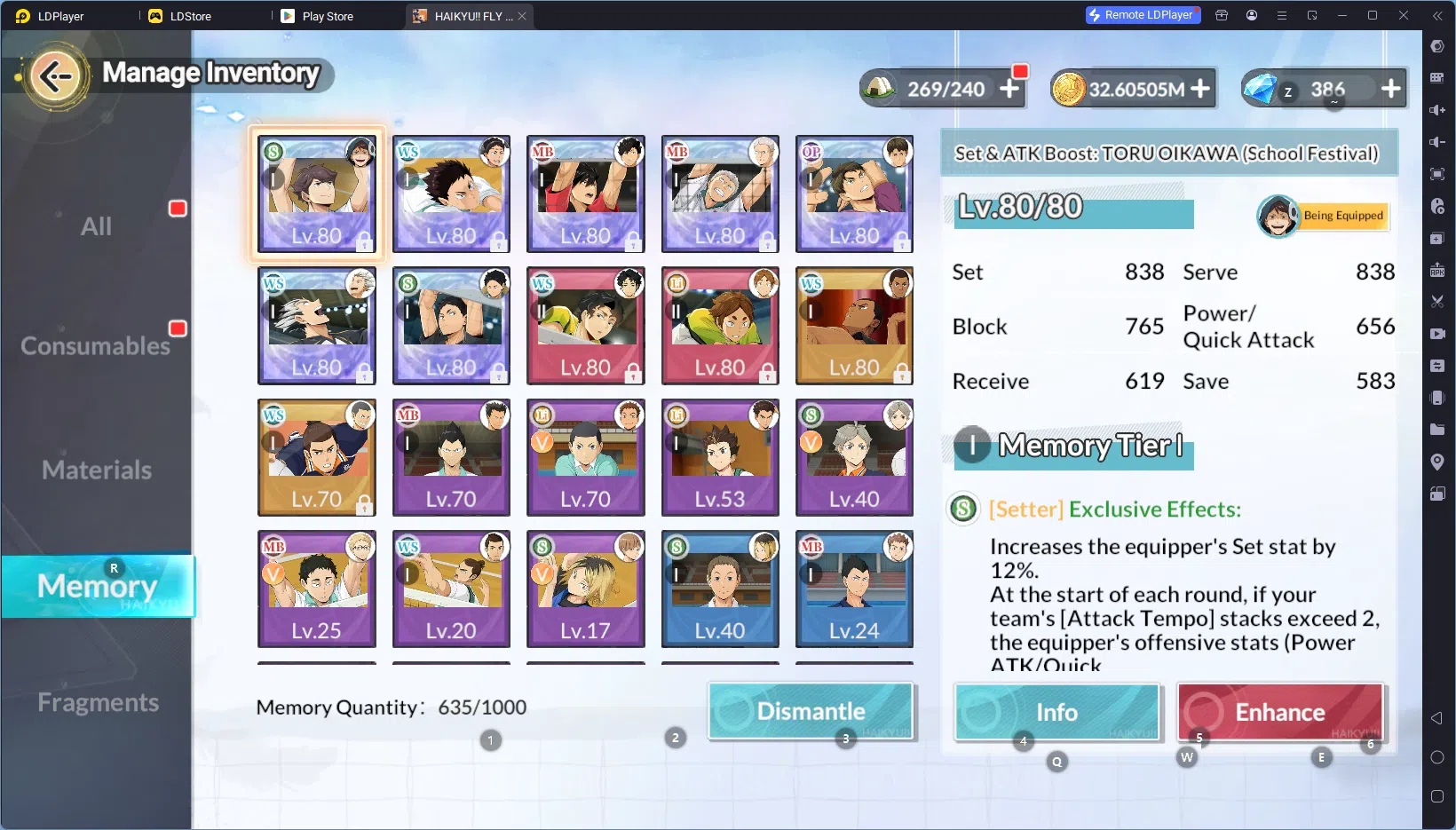 HAIKYU!! FLY HIGH Accounts SEA Lv60| 7SP |[OikawaR1, HajimeR1, Tetsuro KurooR image 9