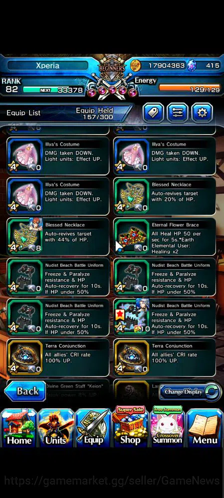 Grand Summoners Accounts Mid-Game Global|Rank 82|11 Ascend|InumutaTW,RoyTW,Summer Miyu,EmiyaTW,Wh Fen,Hp 10