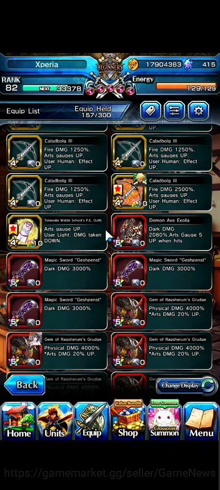 Grand Summoners Accounts Mid-Game Global|Rank 82|11 Ascend|InumutaTW,RoyTW,Summer Miyu,EmiyaTW,Wh Fen,Hp 12