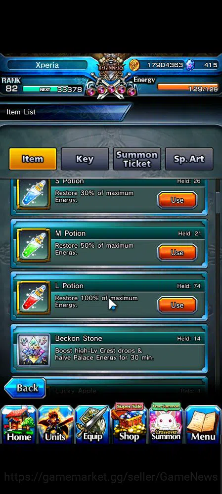 Grand Summoners Accounts Mid-Game Global|Rank 82|11 Ascend|InumutaTW,RoyTW,Summer Miyu,EmiyaTW,Wh Fen,Hp 2